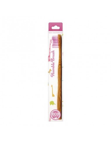 Spazzolino da denti bambino rosa ultra soft Humble Brush